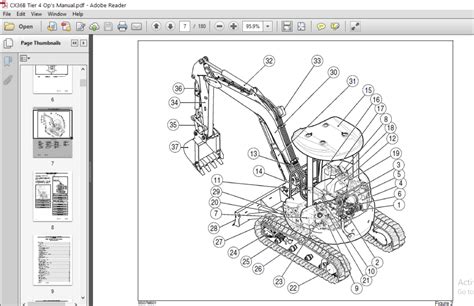 case cx36b compact excavator|case cx36b parts diagram.